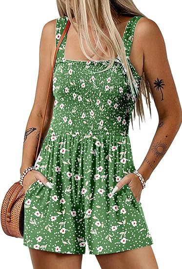 Fayra – Smock-Jumpsuit mit Blumenmuster