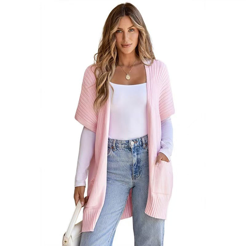 Lennara – Offener Strick-Cardigan