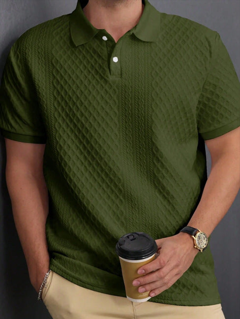 Abwin – Strukturierte Polo Shirt