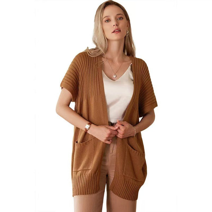 Lennara – Offener Strick-Cardigan