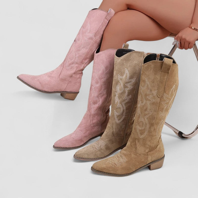 Firza – Western Kniehohe Stiefel
