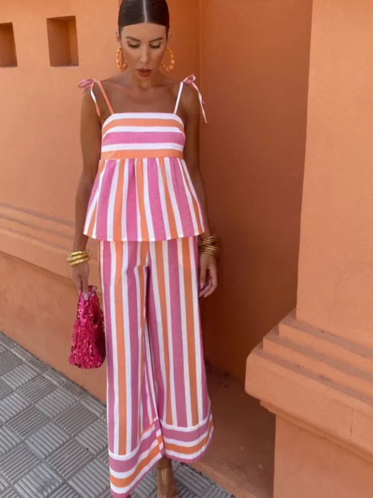 Hanne – Sommer-Set mit Bedruckter Hose