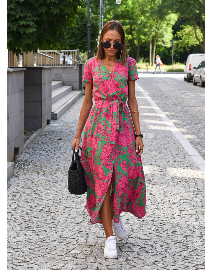 Alina – Wickelkleid mit Blumenprint