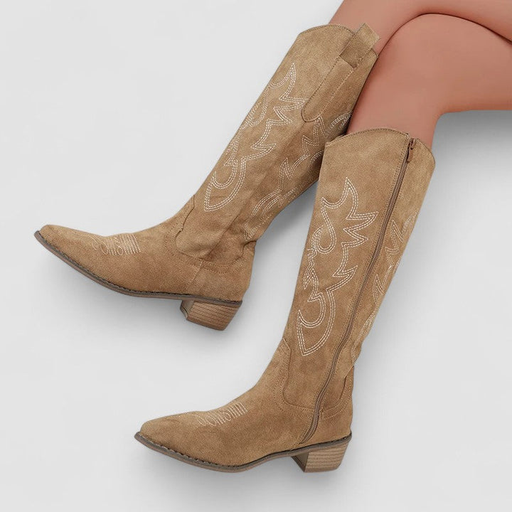 Firza – Western Kniehohe Stiefel