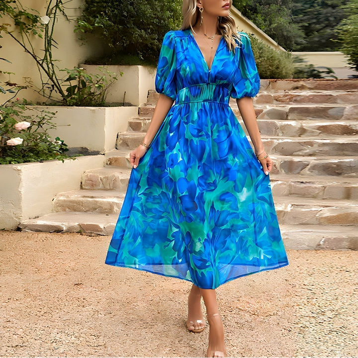 Liselotte – Maxikleid mit Blumenmuster