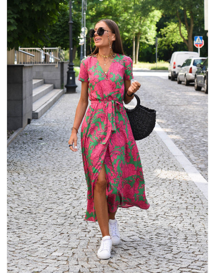 Alina – Wickelkleid mit Blumenprint