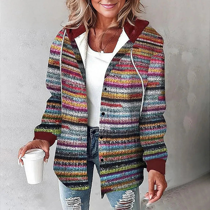Risana – Karierte Kapuzenjacke