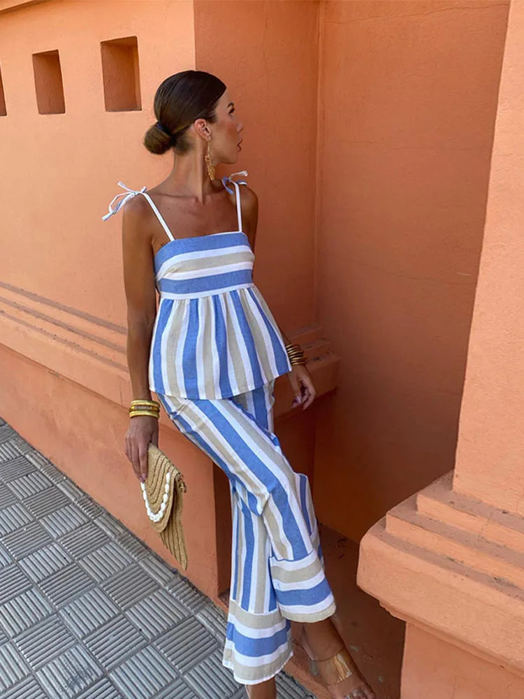 Hanne – Sommer-Set mit Bedruckter Hose