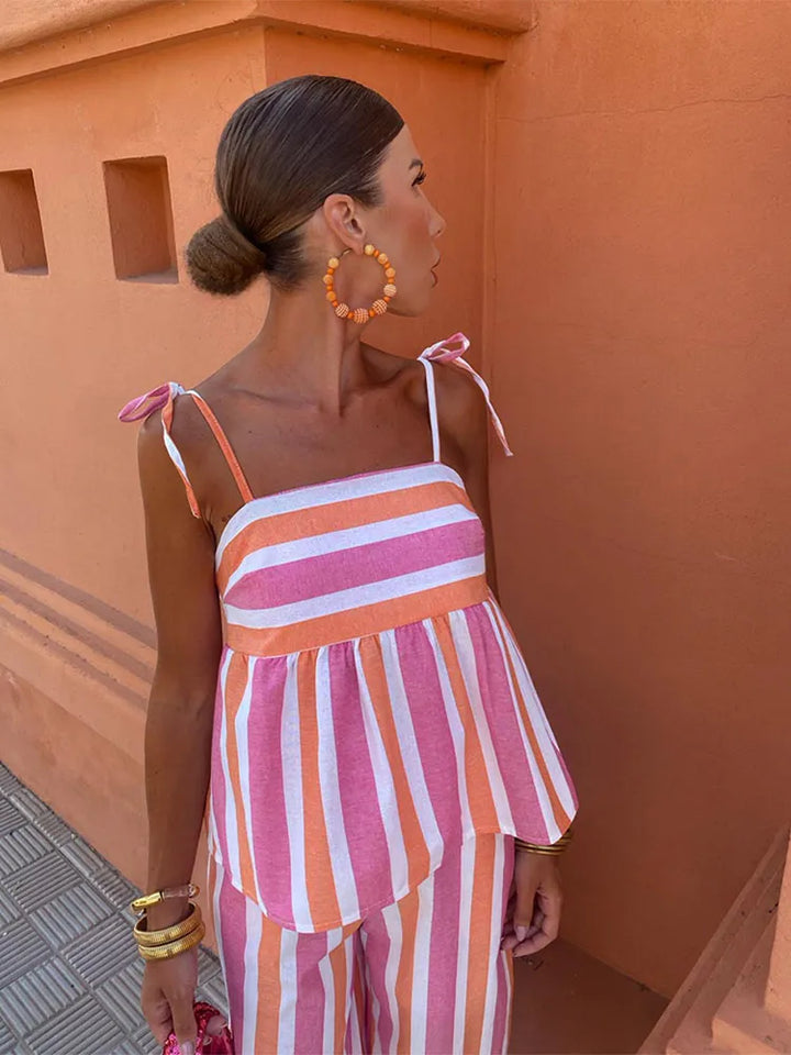 Hanne – Sommer-Set mit Bedruckter Hose