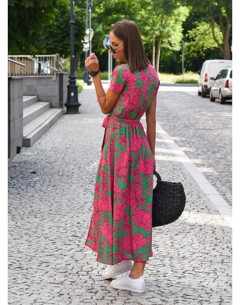 Alina – Wickelkleid mit Blumenprint