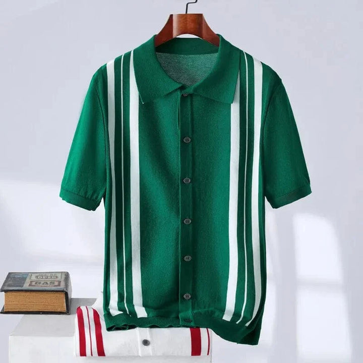 Henning – Gestreiftes Strickpolo