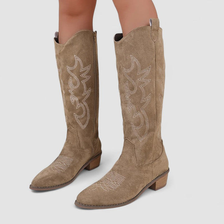 Firza – Western Kniehohe Stiefel