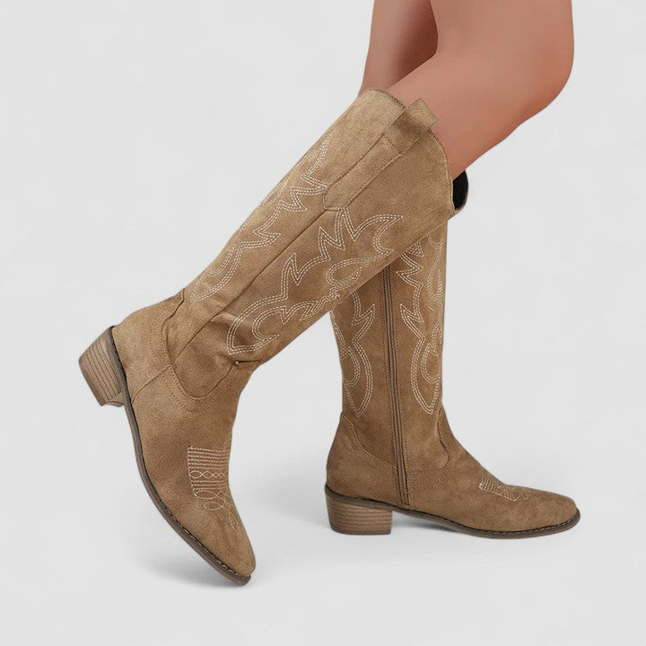 Firza – Western Kniehohe Stiefel