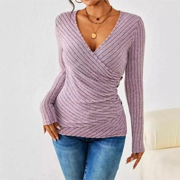 Terlia – Wickel-Rippen-Top