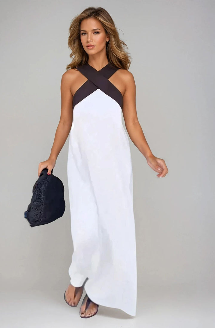 Nyra – Neckholder-Maxikleid