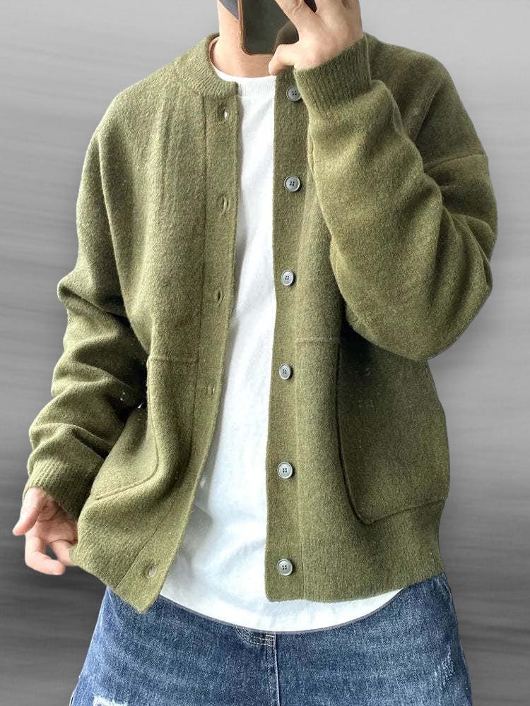 Gerolf – Klassischer Cardigan mit Knopfleiste