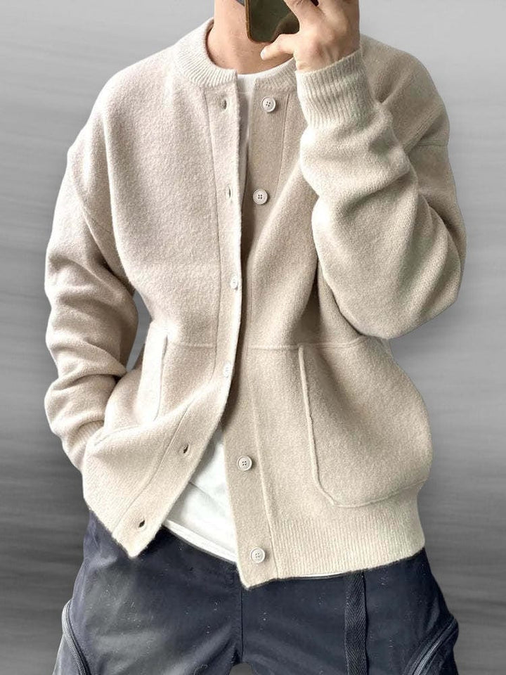 Gerolf – Klassischer Cardigan mit Knopfleiste