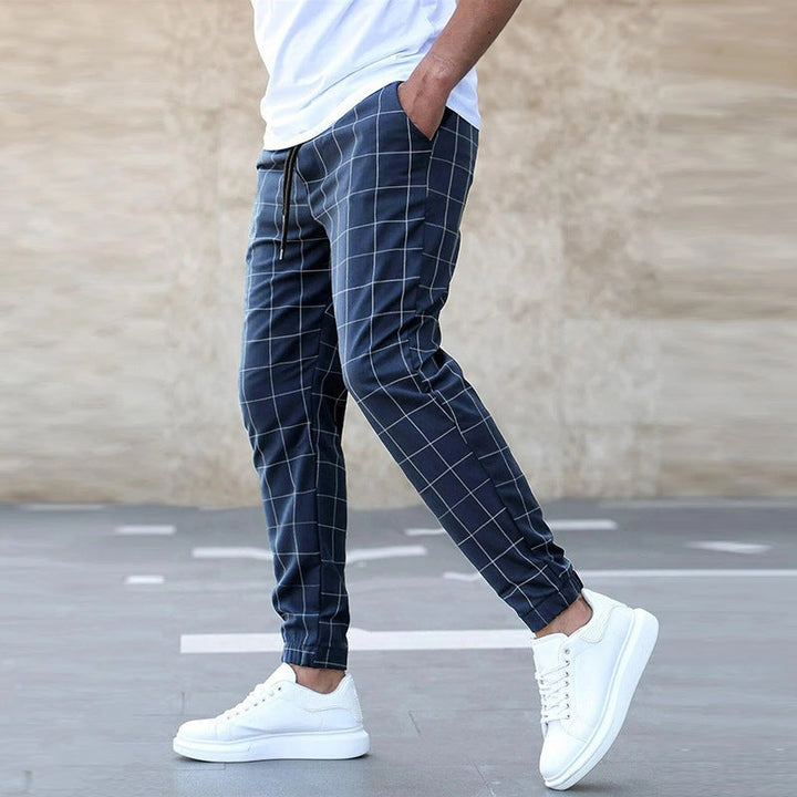 Colombo - Karo-Joggerhose für Männer