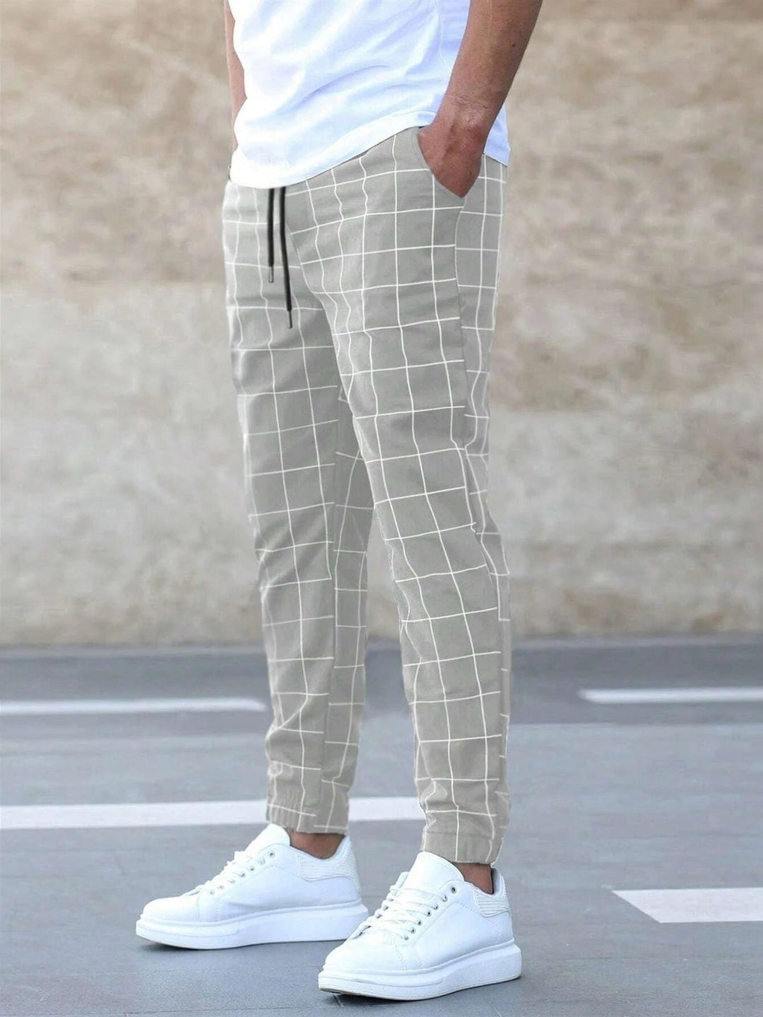Colombo - Karo-Joggerhose für Männer