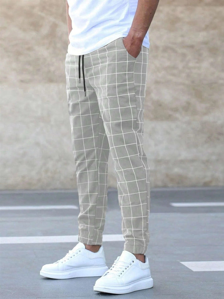 Colombo - Karo-Joggerhose für Männer