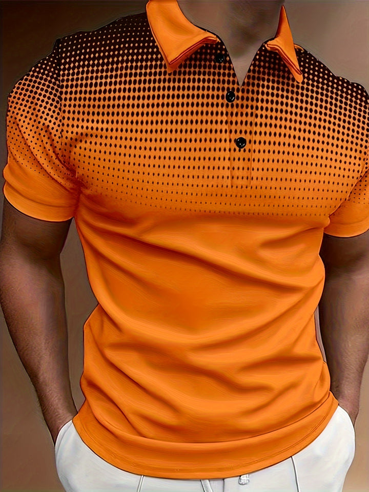 Xelindo – Poloshirt mit Grafikverlauf