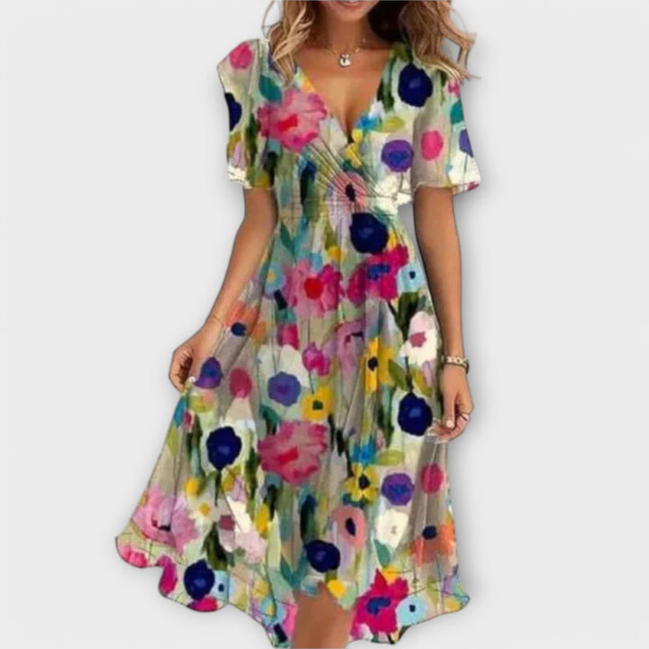 Trinity – Wickelkleid mit Blumenmuster