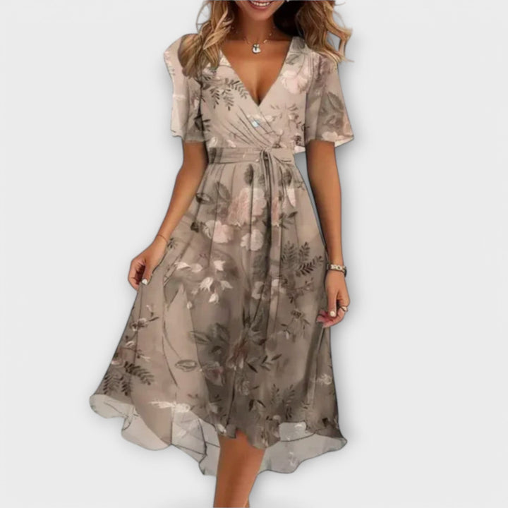 Trinity – Wickelkleid mit Blumenmuster
