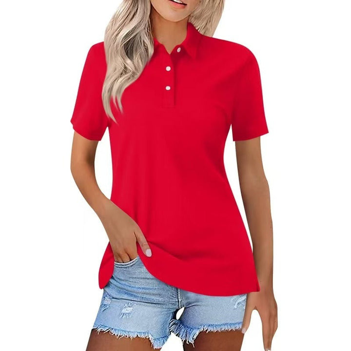 Priscella – Klassisches Polo-Top mit Knöpfen