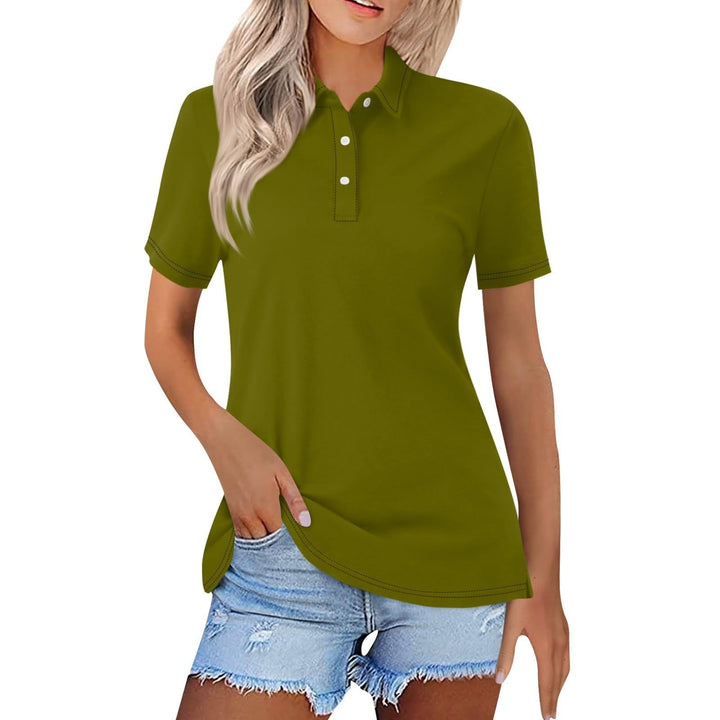 Priscella – Klassisches Polo-Top mit Knöpfen