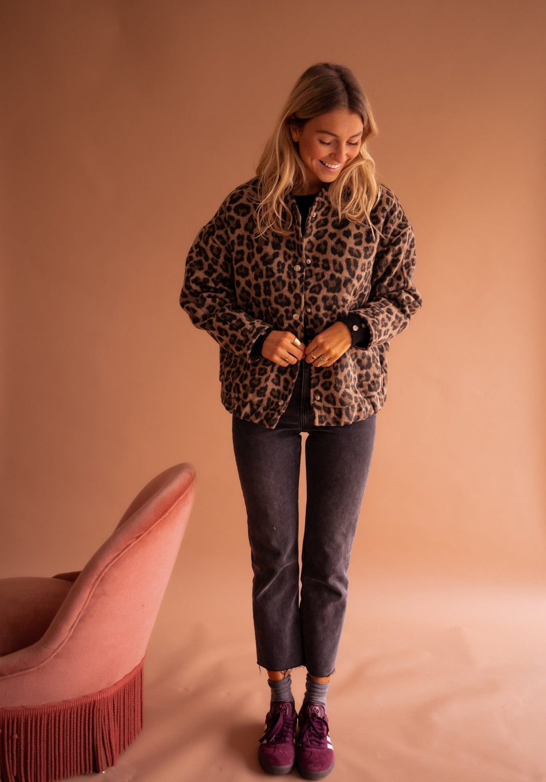 Runhild – Statement Print Jacke
