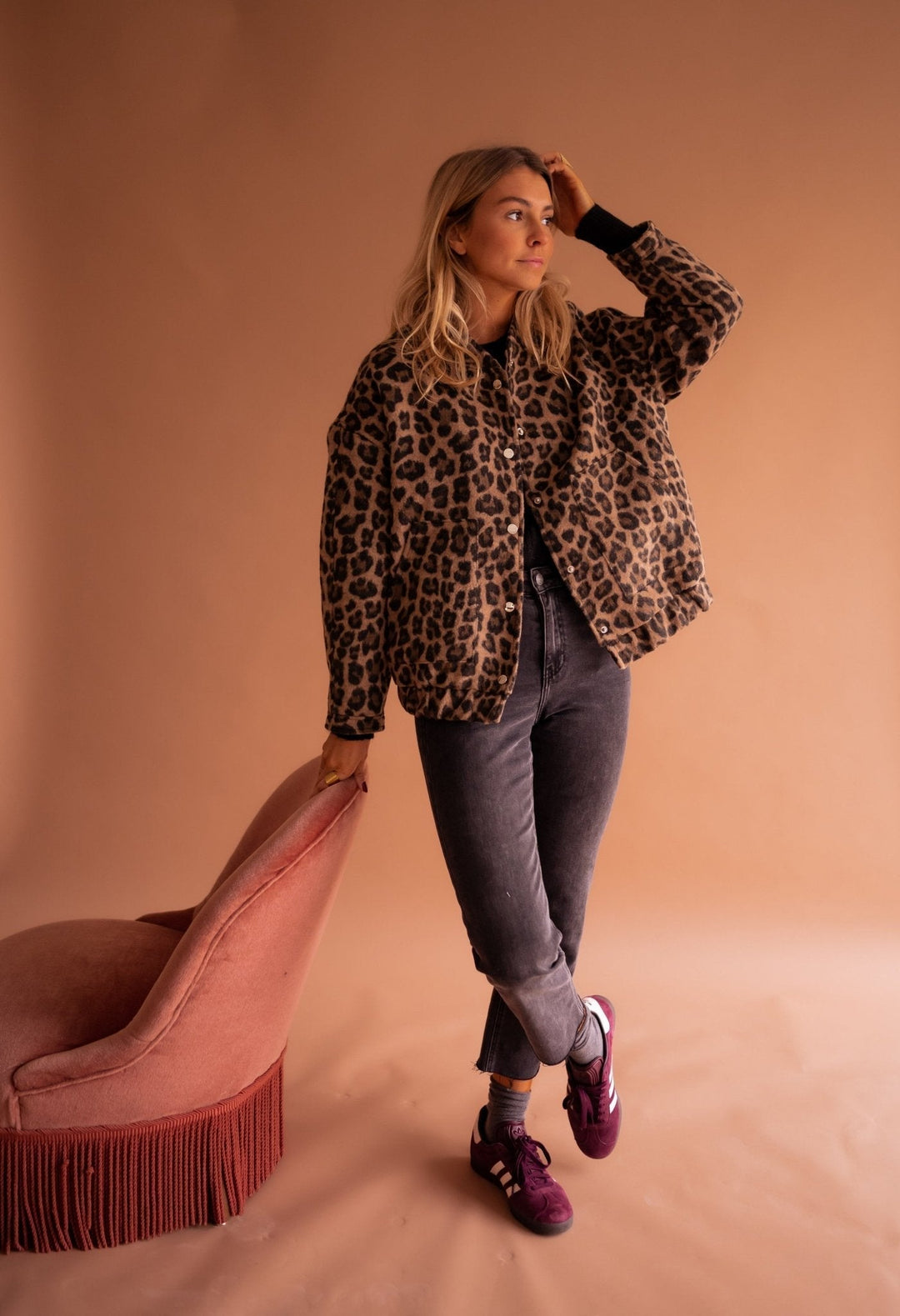 Runhild – Statement Print Jacke