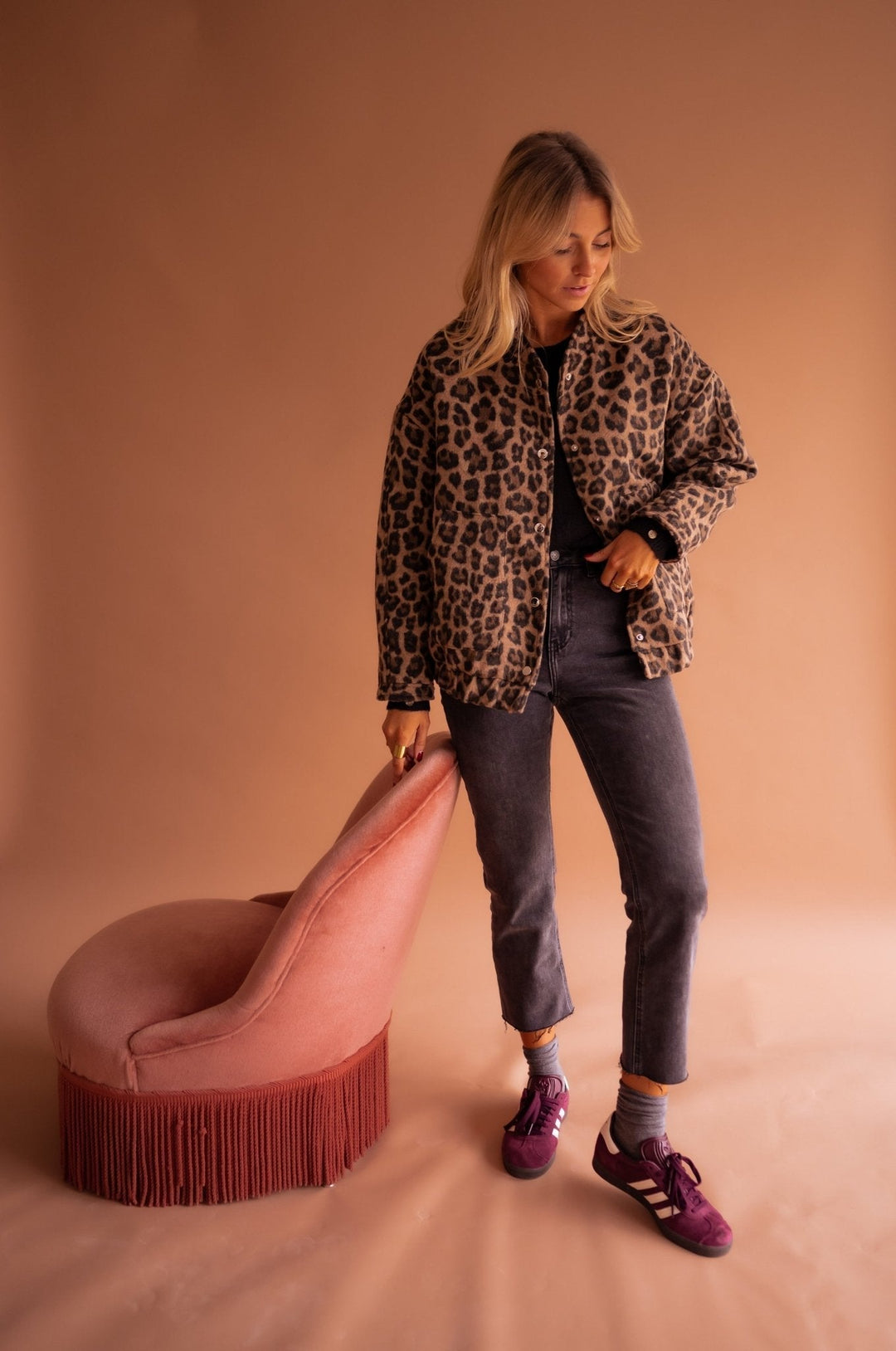 Runhild – Statement Print Jacke