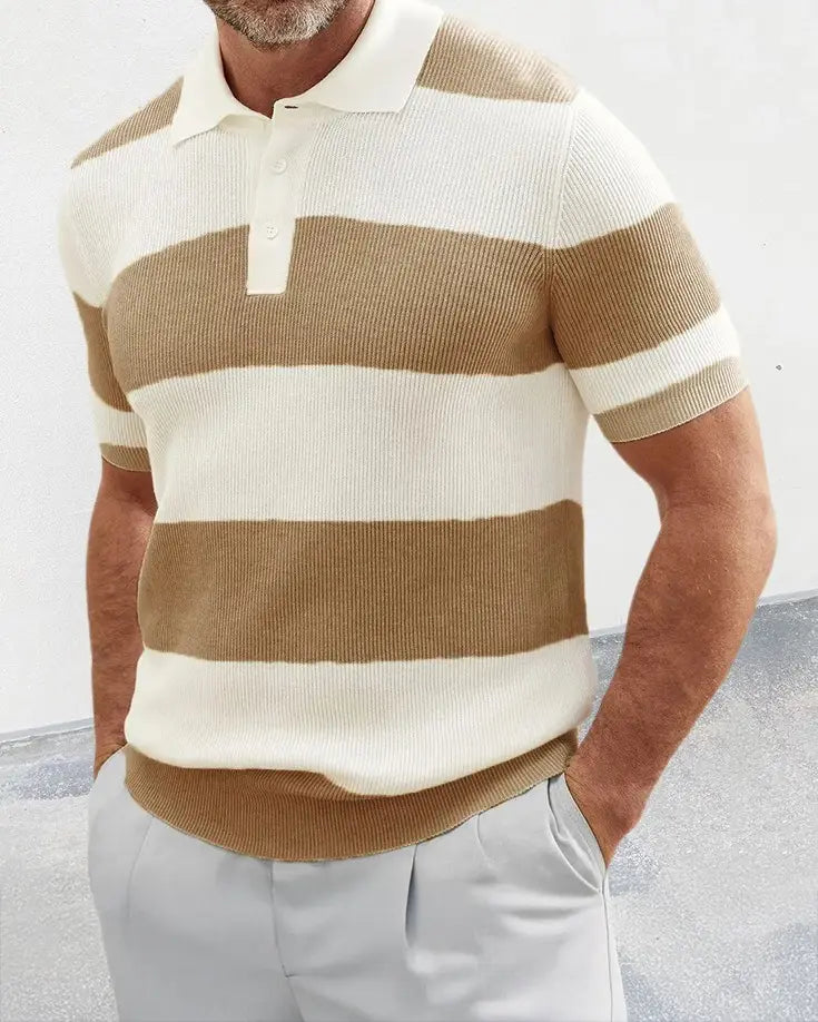 Gero – Geripptes Poloshirt mit Streifen