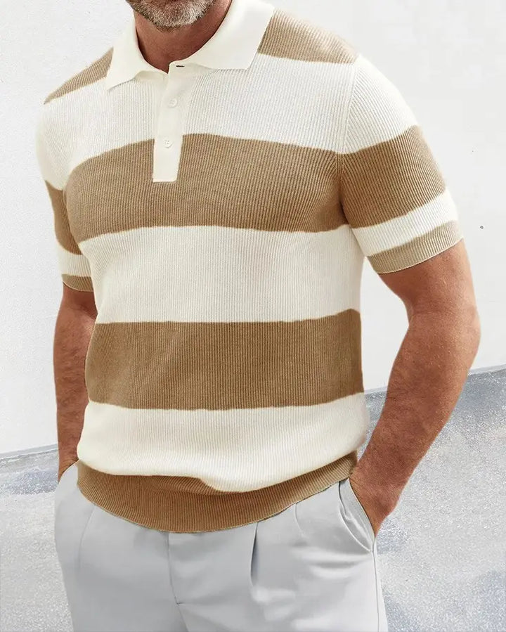 Gero – Geripptes Poloshirt mit Streifen