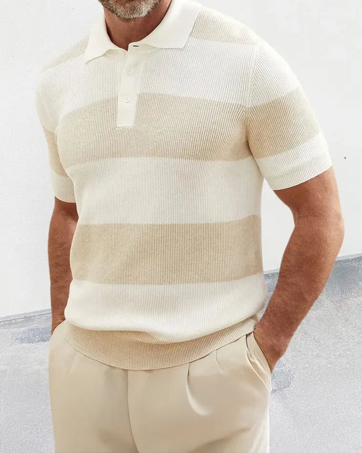 Gero – Geripptes Poloshirt mit Streifen