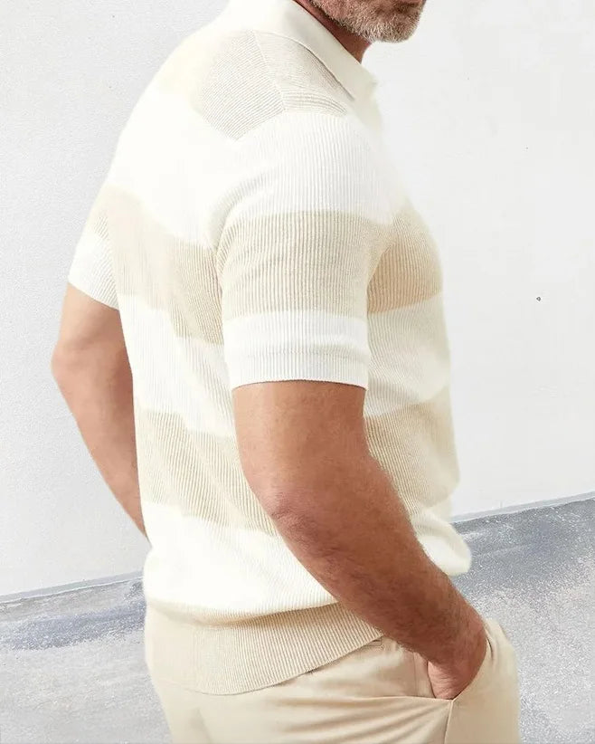 Gero – Geripptes Poloshirt mit Streifen