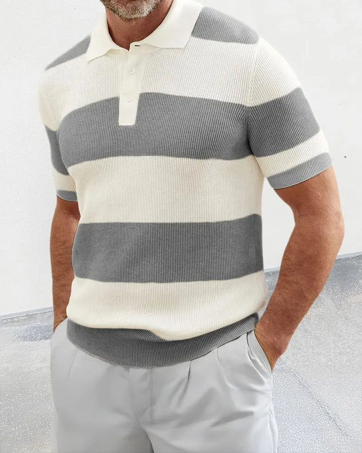 Gero – Geripptes Poloshirt mit Streifen