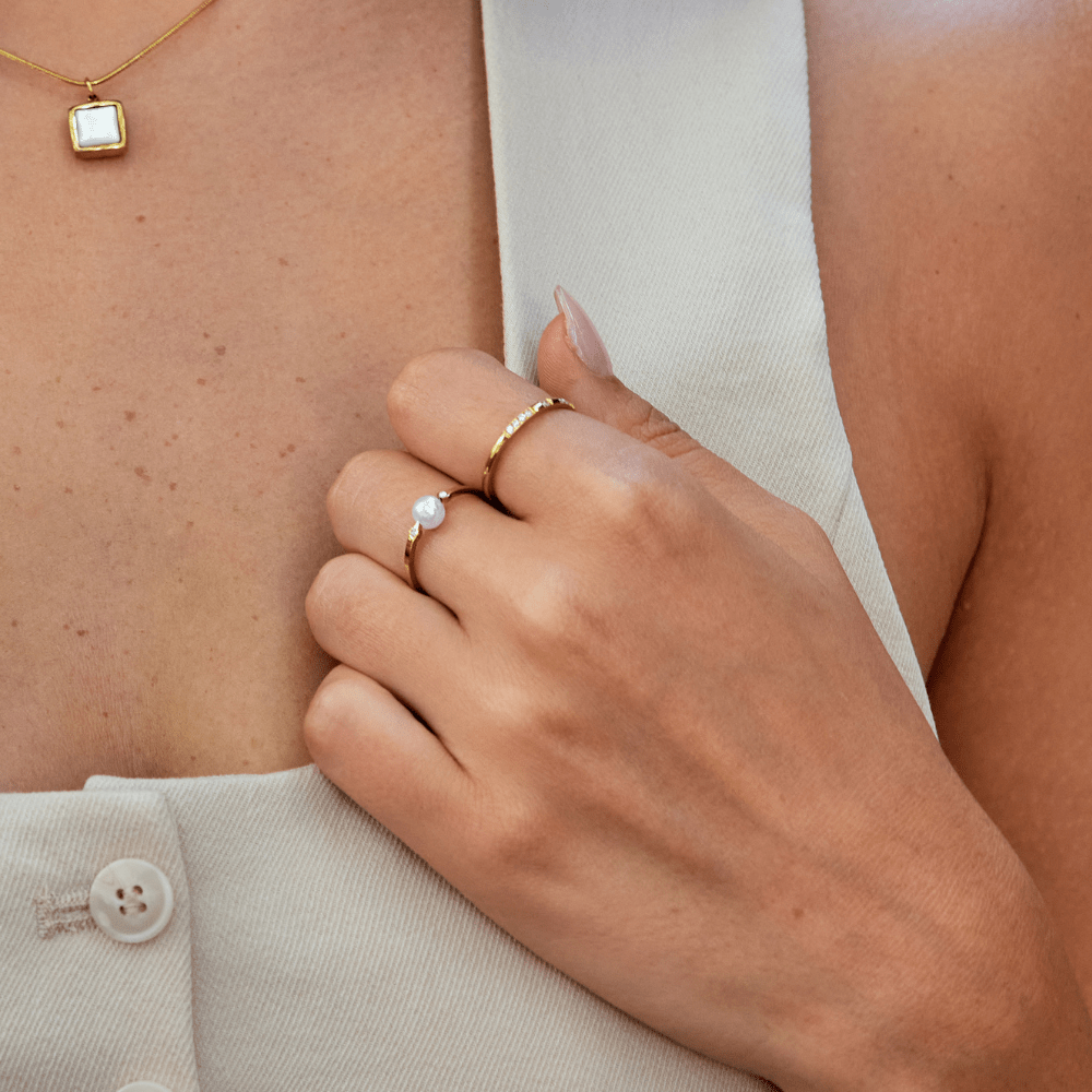 Peri Süßwasserperlenring