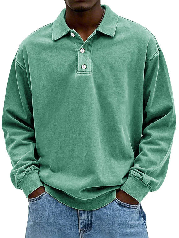 Kasimir – Lockeres Polo-Sweatshirt