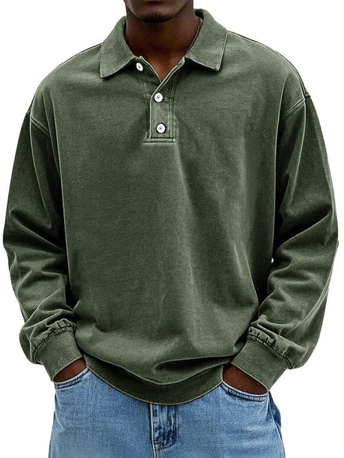 Kasimir – Lockeres Polo-Sweatshirt