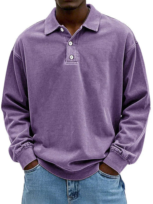 Kasimir – Lockeres Polo-Sweatshirt
