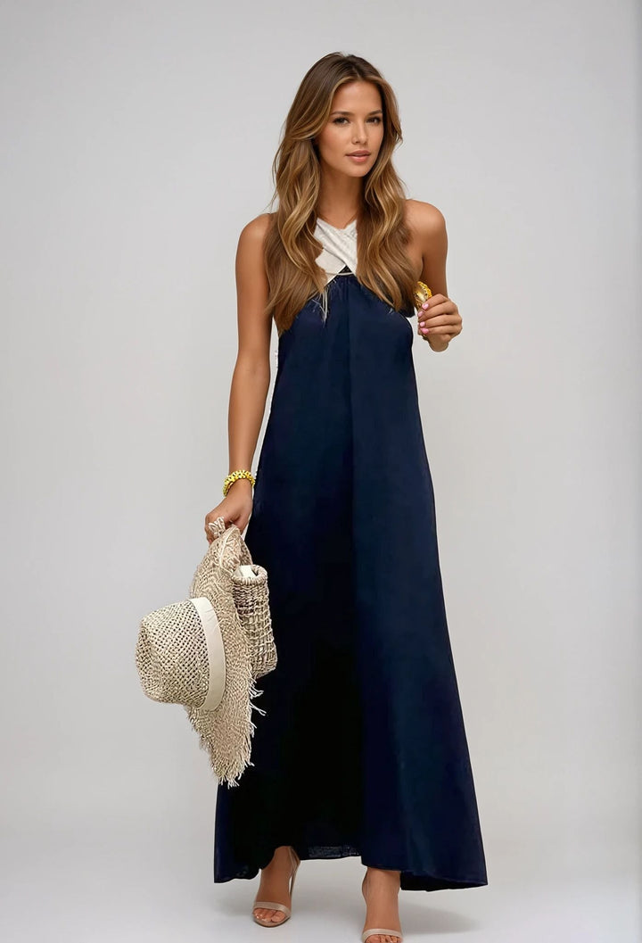 Nyra – Neckholder-Maxikleid